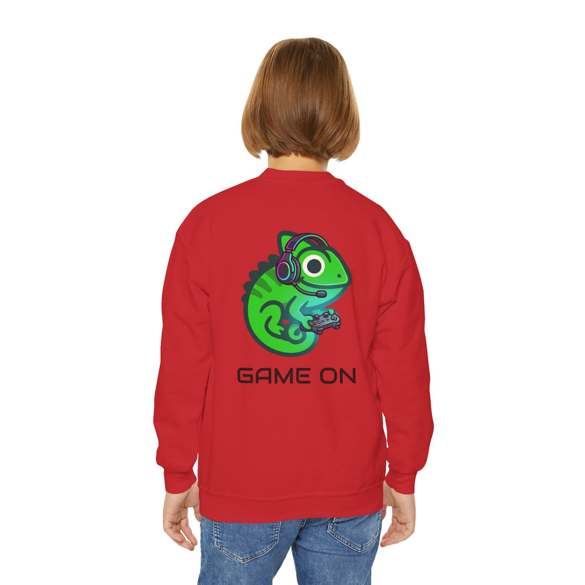 Youth "Game On" Gamer Crewneck Sweatshirt