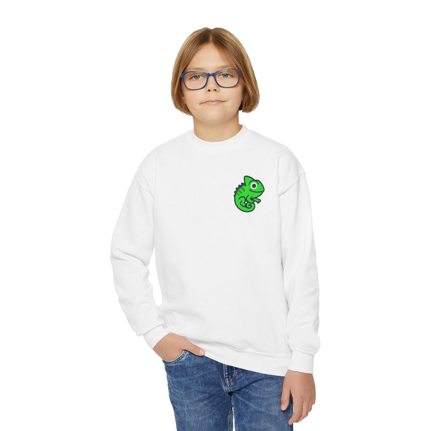 Youth Signature Logo Crewneck Sweatshirt