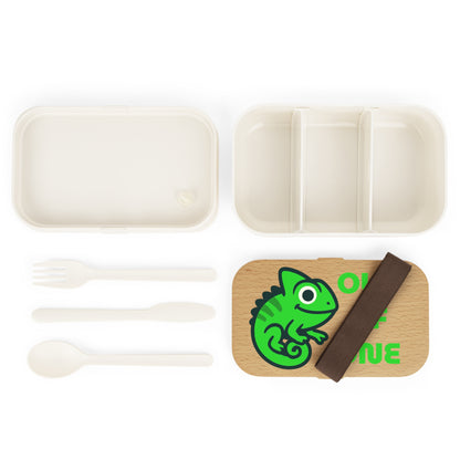 Out of One Bento Lunch Box with Wooden Top