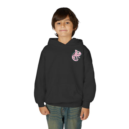 Youth Signature Pullover Hoodie – Pink Chameleon