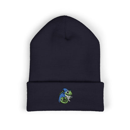 Wizard Chameleon Winter Knit Beanie