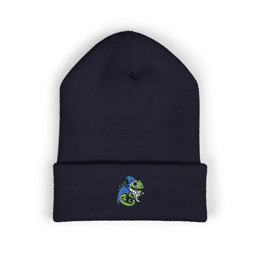Wizard Chameleon Winter Knit Beanie