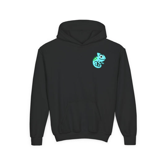 Youth Signature Pullover Hoodie – Aqua Chameleon