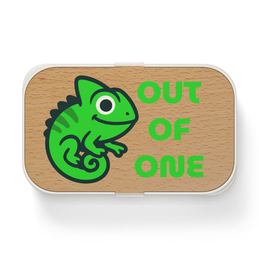 Out of One Bento Lunch Box with Wooden Top