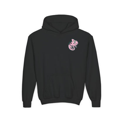 Youth Signature Pullover Hoodie – Pink Chameleon