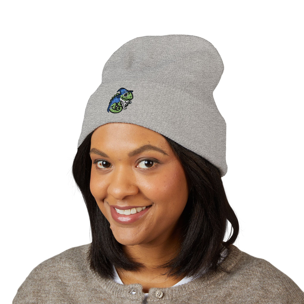 Wizard Chameleon Winter Knit Beanie