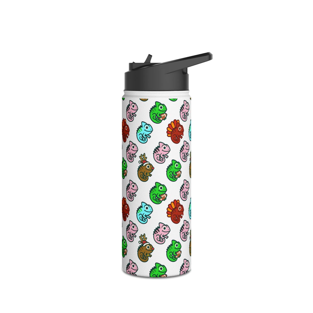 Chameleon Full Spectrum Print Stainless Steel Water Bottle