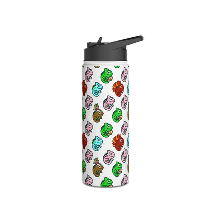 Chameleon Full Spectrum Print Stainless Steel Water Bottle