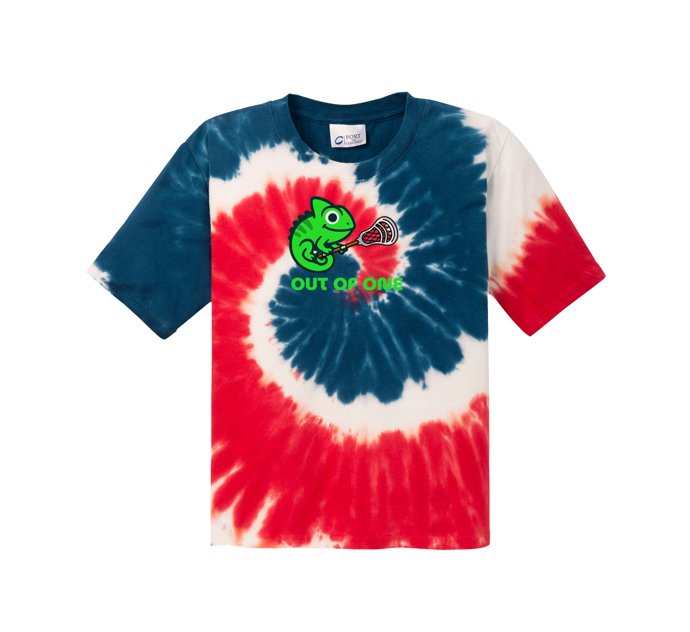 Youth Lacrosse Chameleon Tie-Dye Tee