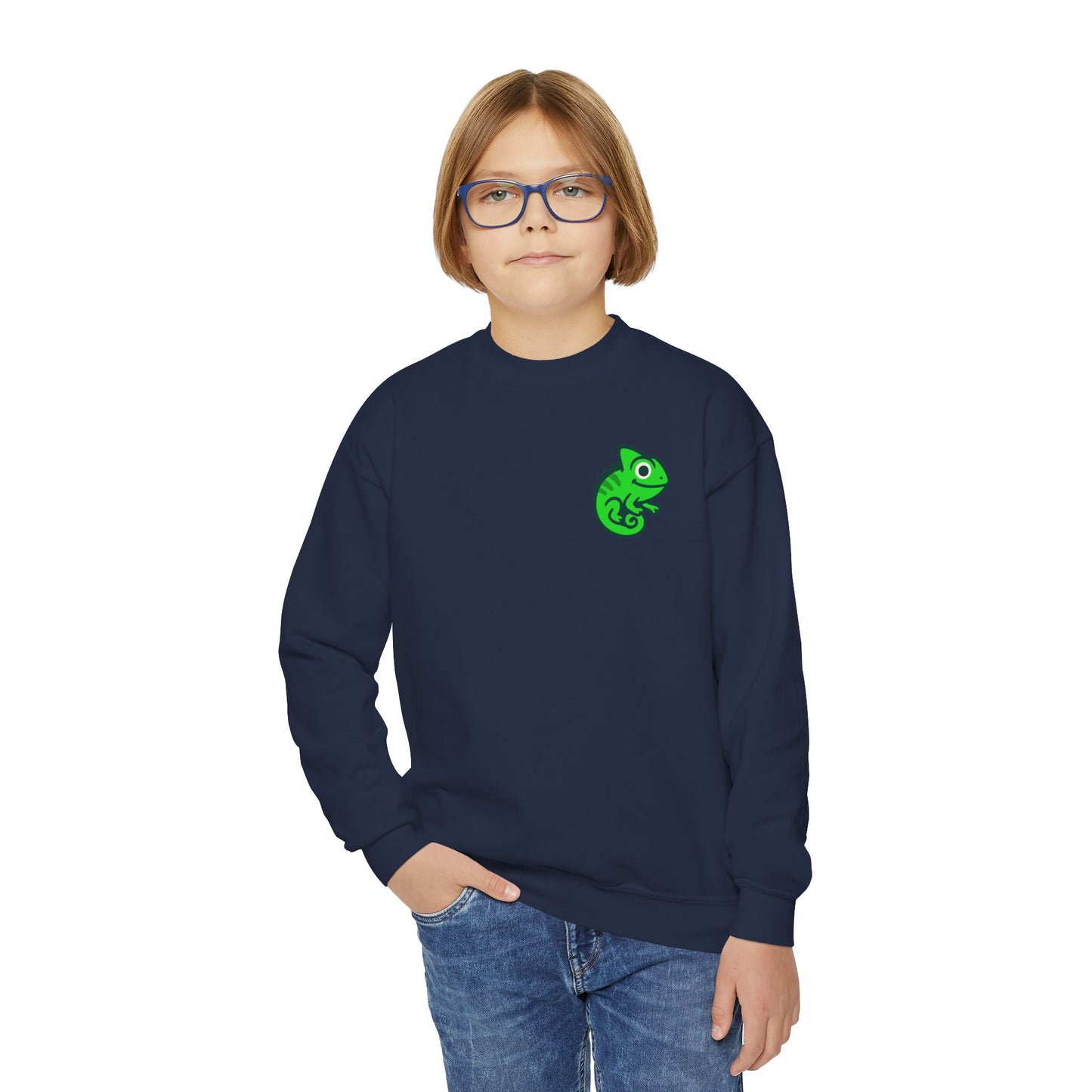Youth Signature Logo Crewneck Sweatshirt