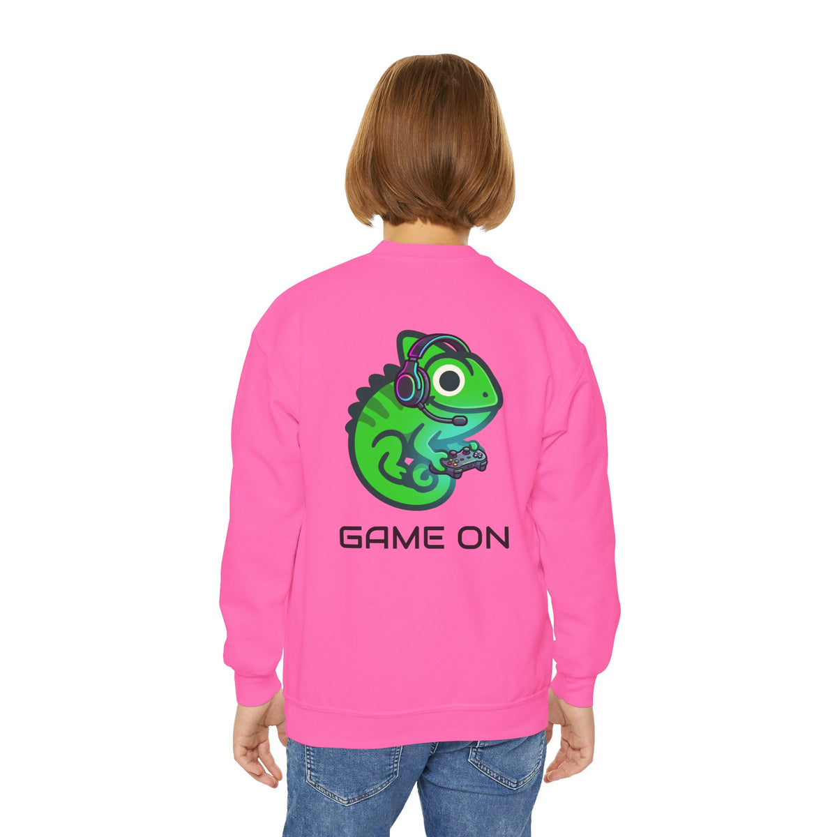 Youth "Game On" Gamer Crewneck Sweatshirt