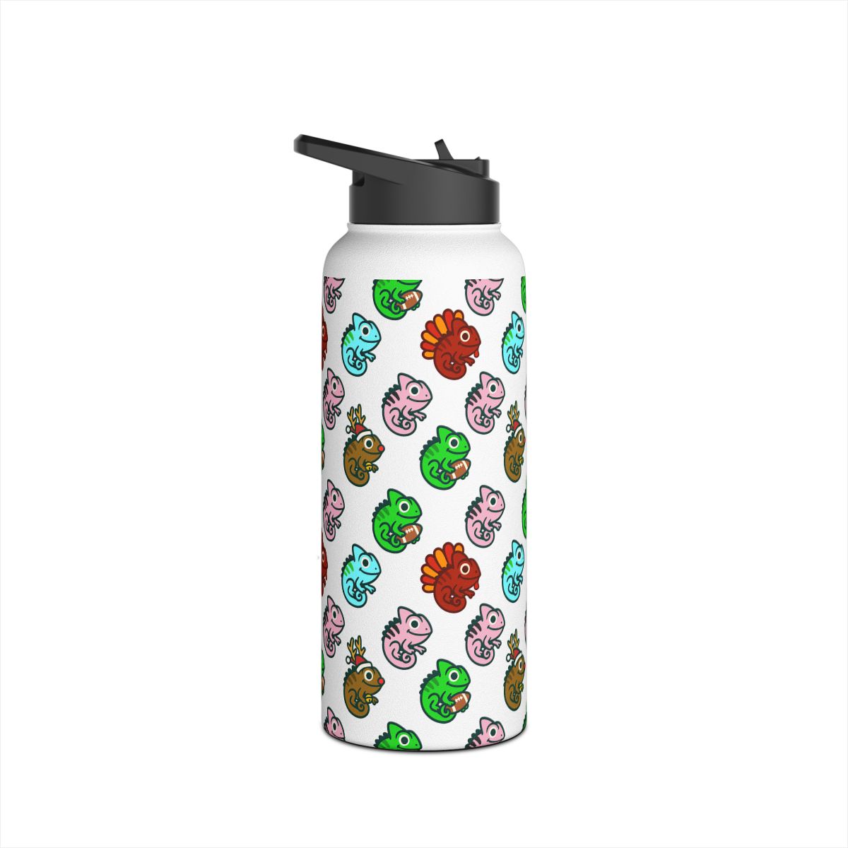 Chameleon Full Spectrum Print Stainless Steel Water Bottle