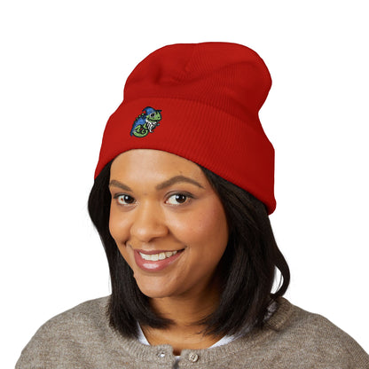 Wizard Chameleon Winter Knit Beanie