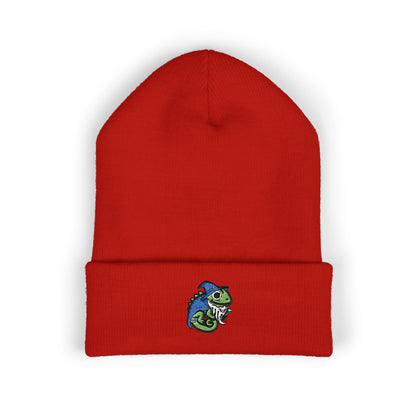 Wizard Chameleon Winter Knit Beanie