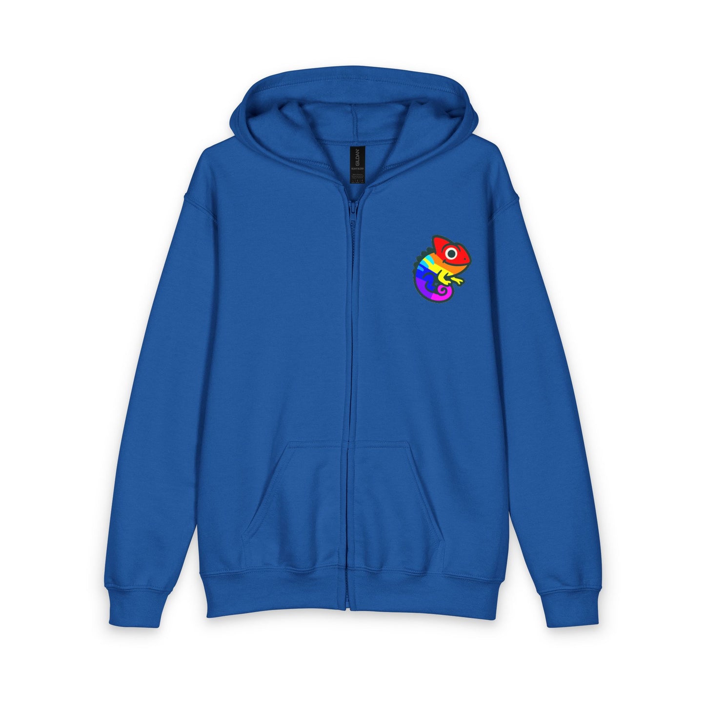Youth Full-Zip Rainbow Chameleon Hoodie