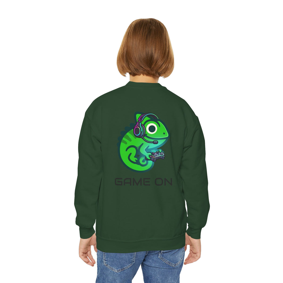 Youth "Game On" Gamer Crewneck Sweatshirt