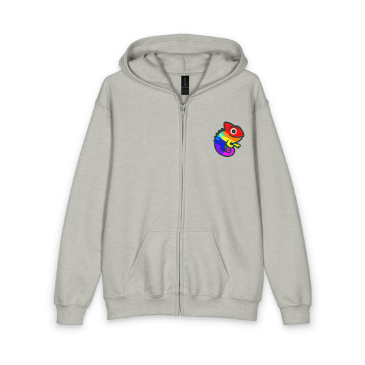 Youth Full-Zip Rainbow Chameleon Hoodie